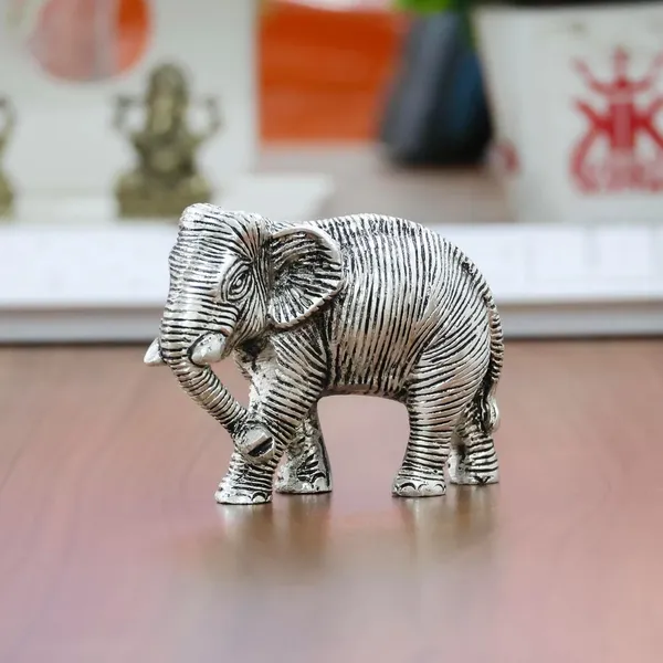 Metal_Decorative_Silver_Toned_African_Elephants_Animal_Figurine,_Antique_Finish,_Home_Decor