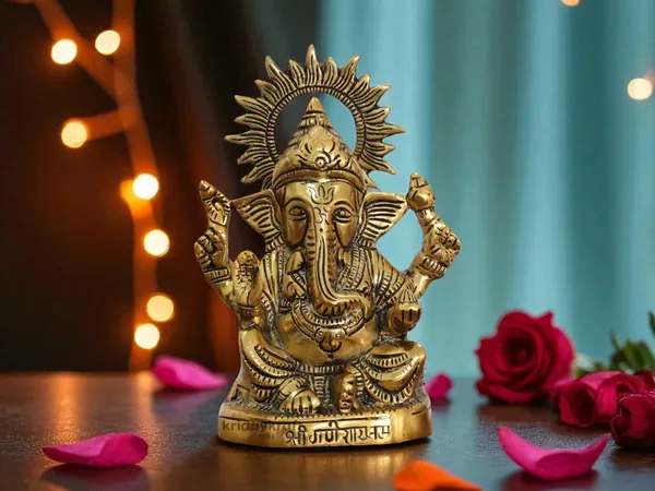 Metal_Ganesha_Idols_ganpati_Decoration_Statue_for_Home,_19_cm_Height,_12_cm_Width,_520_gm,