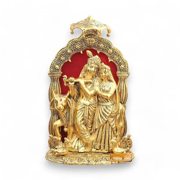 Metal_Radha_Krishna_Idol_with_Cow_Decorative_Showpiece_Statue_for_Puja_Room_Home_Office_Desk_Gift_Items_Ornate_Metal_Sculpture_of_Hindu_Deities,_33_cm_Height