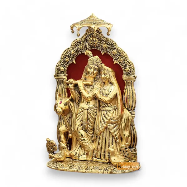 Metal_Radha_Krishna_Idol_with_Cow_Decorative_Showpiece_Statue_for_Puja_Room_Home_Office_Desk_Gift_Items_Ornate_Metal_Sculpture_of_Hindu_Deities,_33_cm_Height