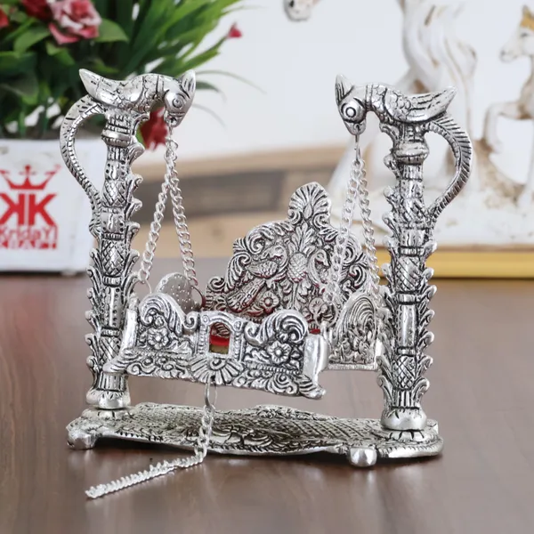 Metal_Swing_Laddu_Gopal_Jhula,Krishna_Hindola_Palana,Decorative_Laddu_Gopal_for_Temple_Pooja,Showpiece_Figurines,Religious_Idol_Gift_Article.