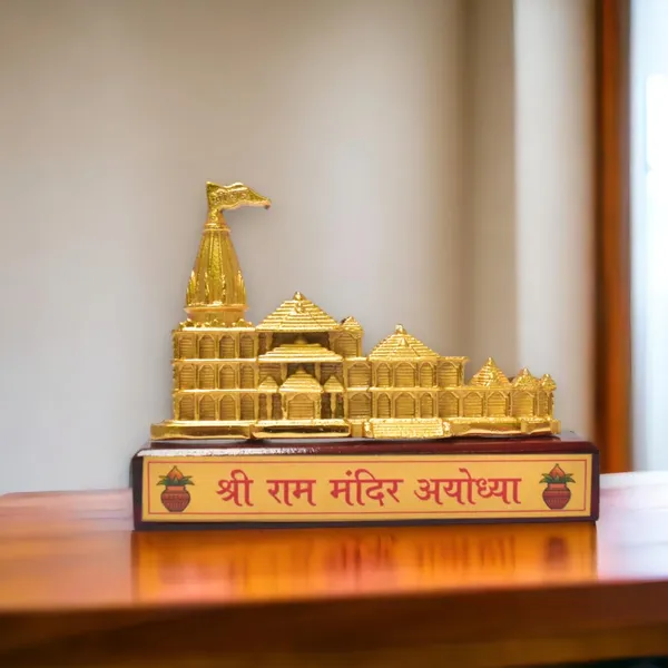 KridayKraft_Metal_Shree_Ram_Mandir_Architectural_with_Wooden_Base_Model_Prabu_Shri_Ram_Janam_Bhumi_Ayodhya_Showpiece_for_Home_Decor,_Office_|_Metal_Showpiece
