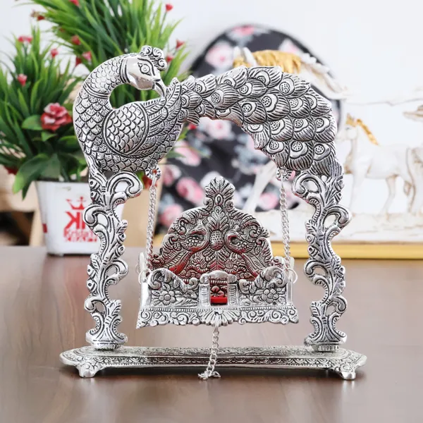 Metal_Laddu_Gopal_Jhulla_for_Janmastmi_Festive_Silver_Plated_Polish_Decorative_Metal_Palna_for_Krishna_ji,_Temple_Office,Gift_Article