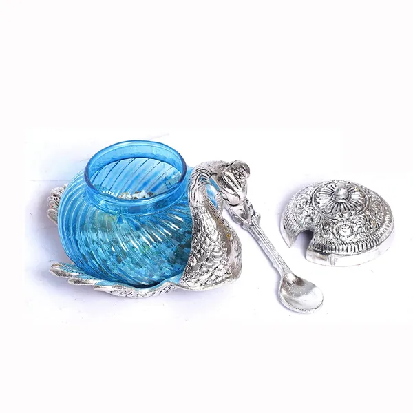 Metal_Duck_Shape_Glass_Bowl_with_Spoon_for_Saunf_Supari_&_Dry_Fruit_Bowl_of_Home_and_Office_Table_Decorative_Showpiece_&_Gifting_Purpose
