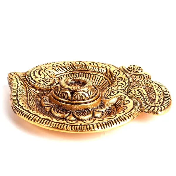 Om_Shaped_Metal_Gold_Plated_Incense_Stick_Holder_(Agarbati_Stand)