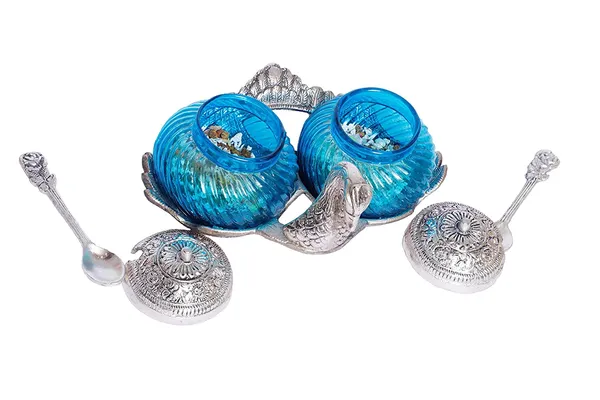 Metal_Double_Duck_Shape_Glass_Bowl_with_Spoon_for_Saunf_Supari_&_Dryfruit_Tray_Home_Office_Table_Decor_&_Gift_Item_Decorative_Showpiece_for_Decoration_&_Gifting_Purpose