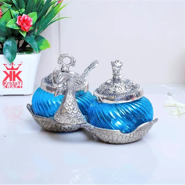 Metal_Double_Duck_Shape_Glass_Bowl_with_Spoon_for_Saunf_Supari_&_Dryfruit_Tray_Home_Office_Table_Decor_&_Gift_Item_Decorative_Showpiece_for_Decoration_&_Gifting_Purpose