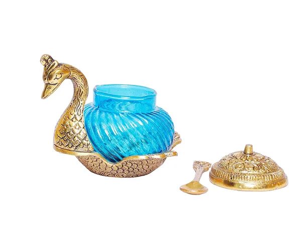 Metal_Duck_Shape_Glass_Bowl_with_Spoon_for_Saunf_Supari_&_Dryfruit_Tray_Home_Office_Table_Decor_&_Gift_Item_Decorative_Showpiece_for_Decoration_&_Gifting_Purpose