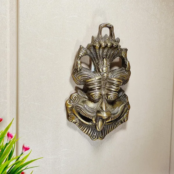 Metal_Nazar_Battu_with_Naag_Ganesha_for_Evil_Eye_Protection_and_Nazar_Suraksha_(Bad_Eye),_Suraksha_Kawach_Mask_(Grey,_Medium)
