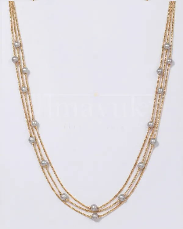 3_layer_pearl_chain_necklace