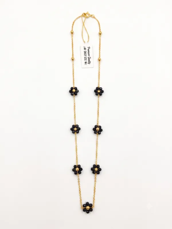 Black_daisy_flower_mangalsutra