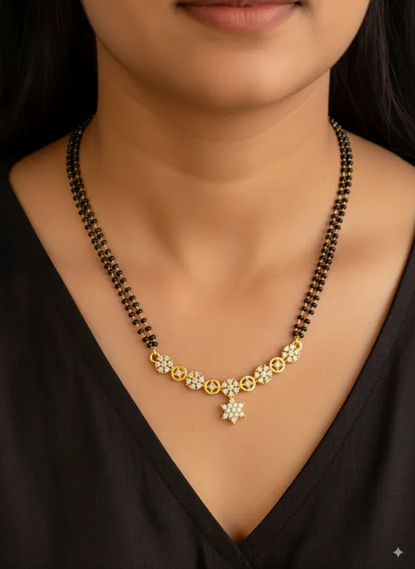 Meenakshi_elegant_mangalsutra_with_earring