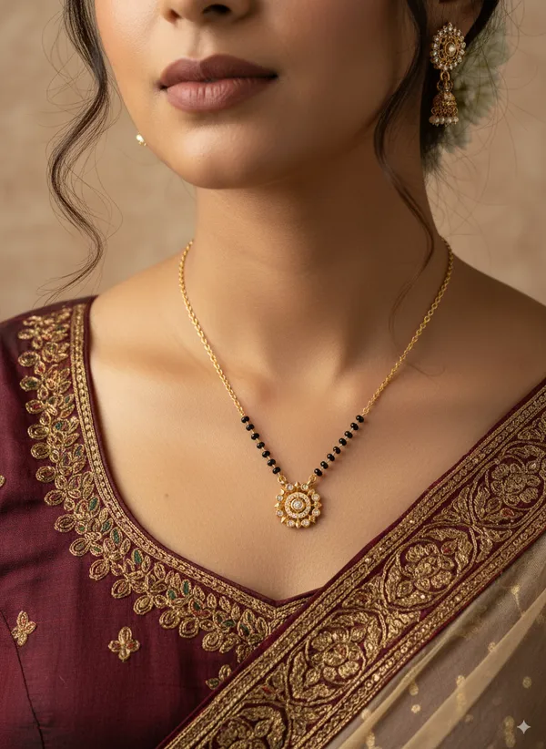 Hexaflower_modern_mangalsutra