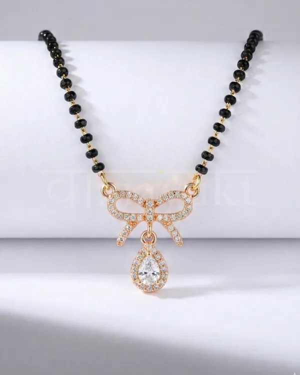 Infinity_Bow_Diamond_Mangalsutra