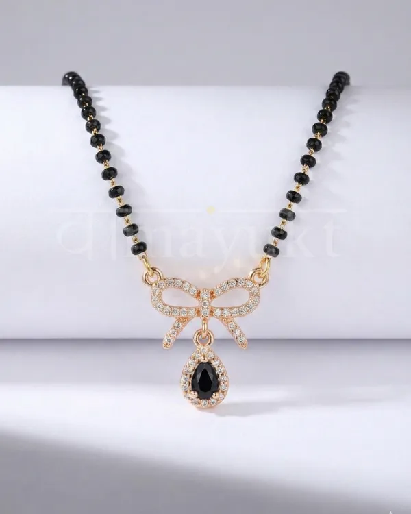 Infinity_Bow_black_Mangalsutra