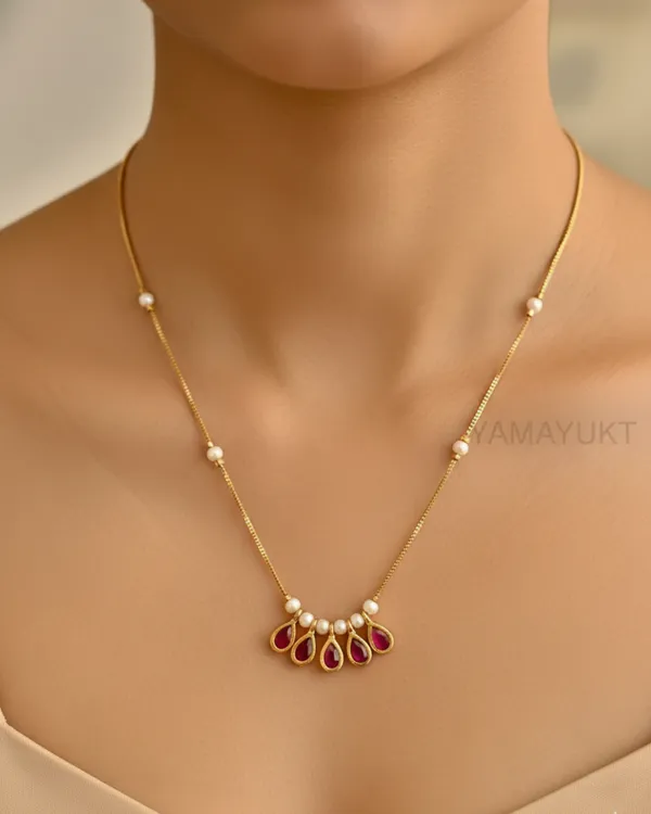 Ruby&pearl_Dailywear_necklace