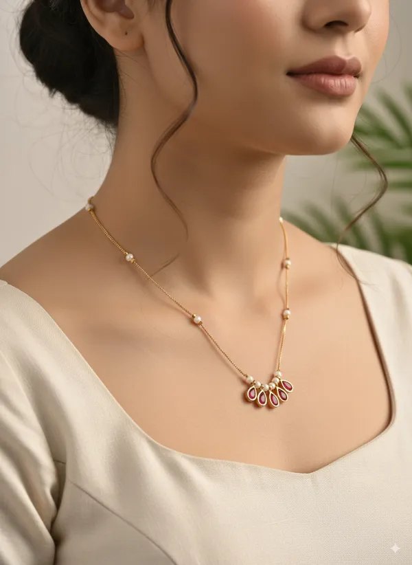 Ruby&pearl_Dailywear_necklace