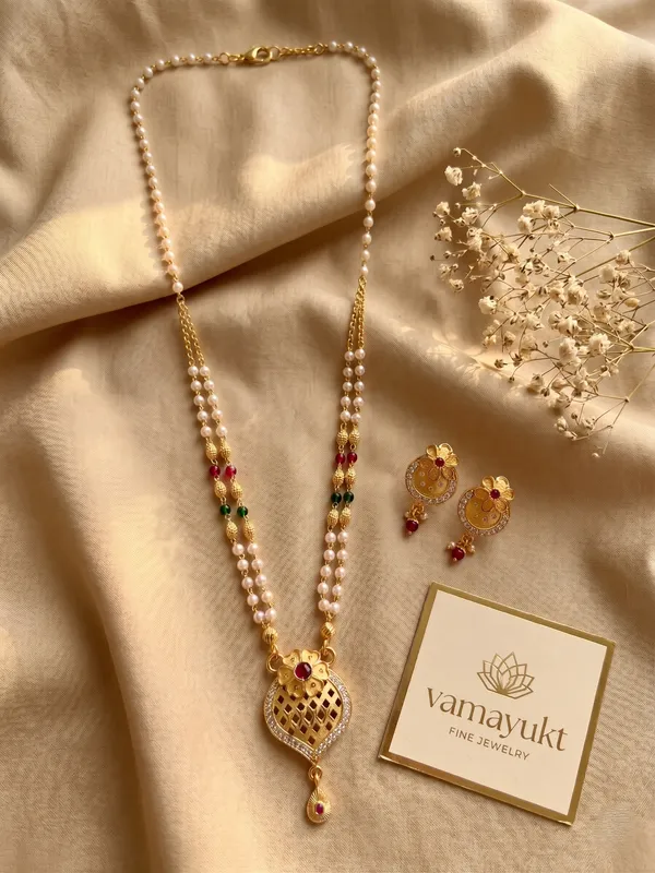 Mangaldeep_pearl_necklace_with_earring