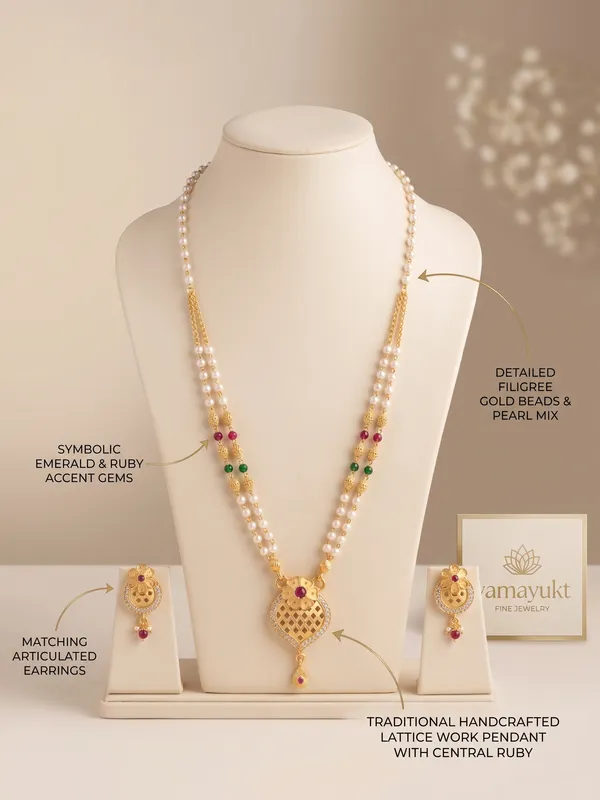 Mangaldeep_pearl_necklace_with_earring