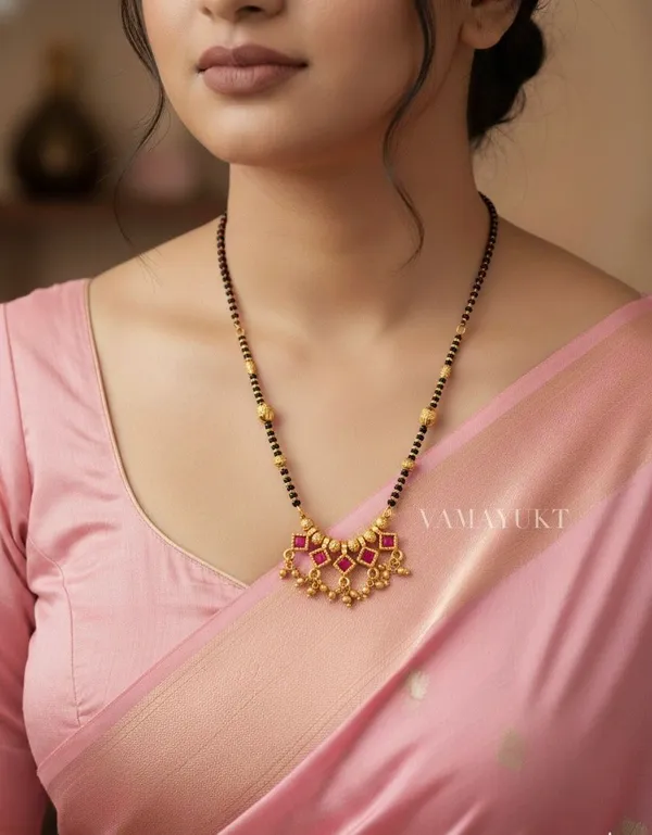 Saniya_ruby_mangalsutra