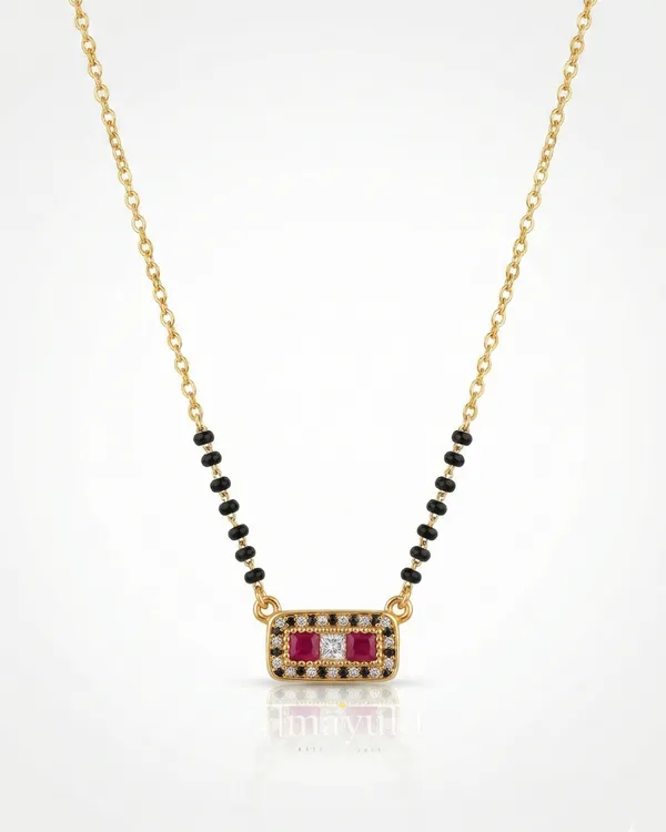 Solid_trivani_gold_mangalsutra