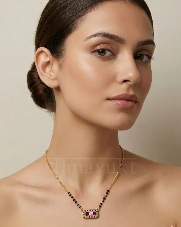 Solid_trivani_gold_mangalsutra