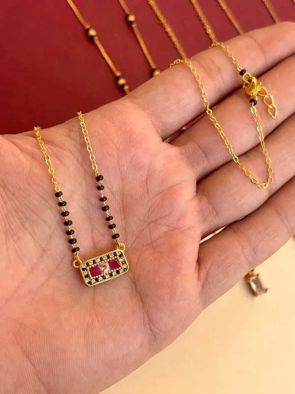 Solid_trivani_gold_mangalsutra