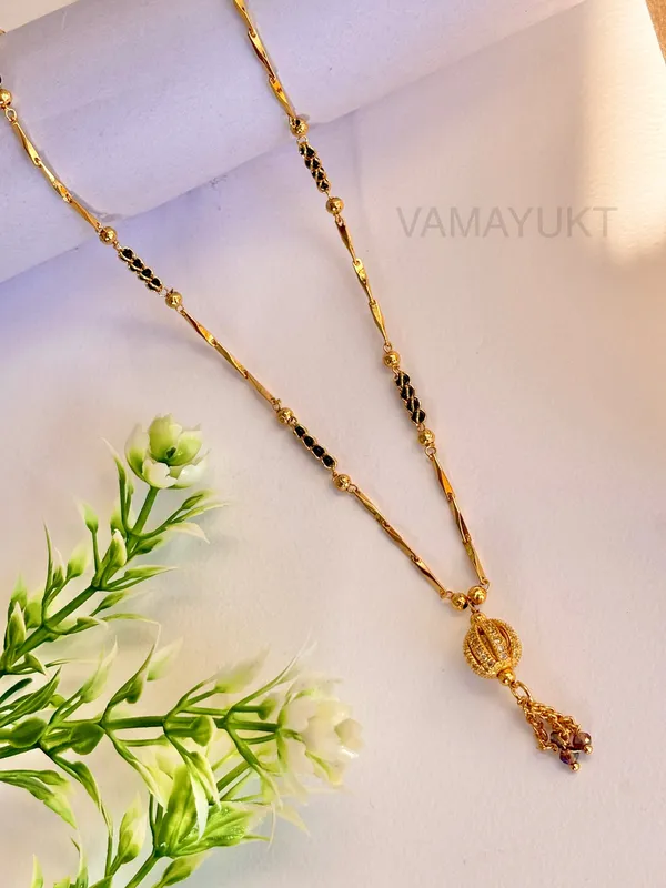 Prime_V1Gold_Ball_Mangalsutra_|_American_Diamond