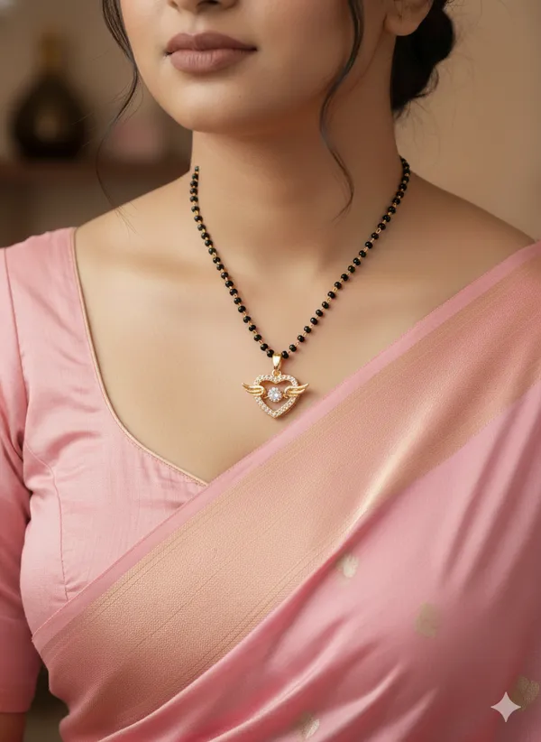 Aster_heart___Waterproof_Mangalsutra_18_inch