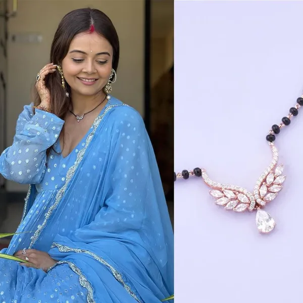 Devoleena_Inspired_Mangalsutra_Rosegold