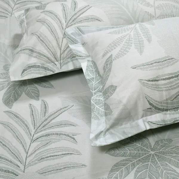 144_TC_Bedsheet_for_Single_Bed_with_1_Pillow_Cover_|_Mosy_Sage,_Olive_Sage_&_Pale_Sage
