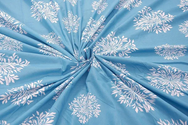 144_TC_Fitted_Bedsheet_for_Single_Bed_with_1_Pillow_Cover_|_36_x_78_inches_|_Blue_&_White