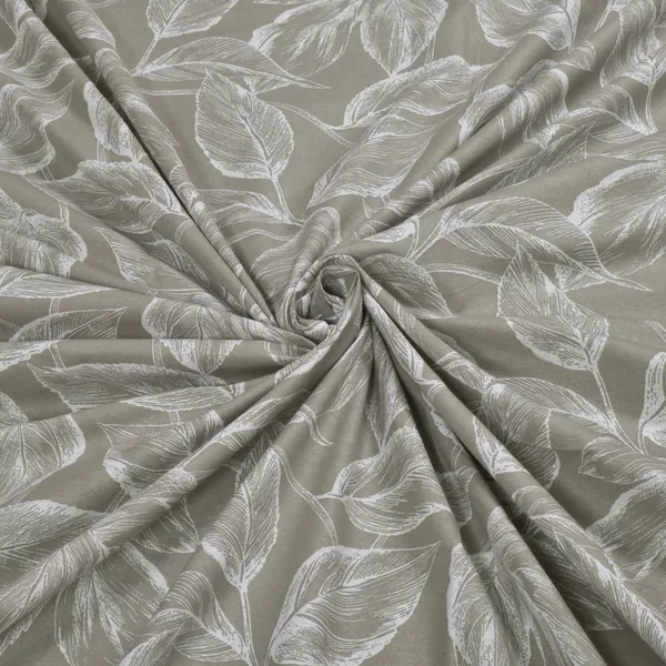 144_TC_Bedsheet_for_Single_Bed_with_1_Pillow_Cover_|_Antique_Pewter_&_White