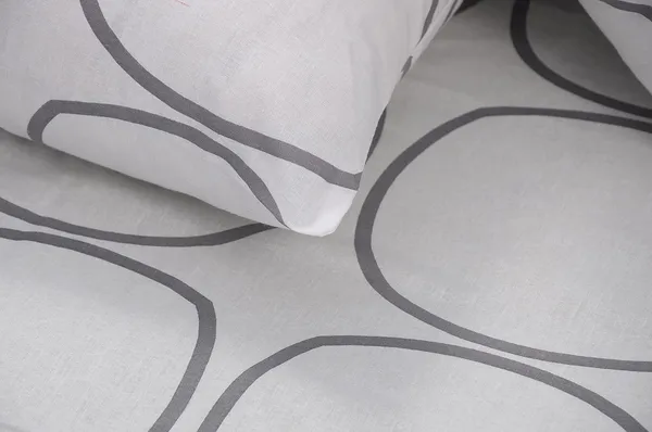 144_TC_Fitted_Cotton_Bedsheets_for_Double_Bed_with_2_Pillow_Covers_|_60x78_inches_|_White_(Grey_Circles)