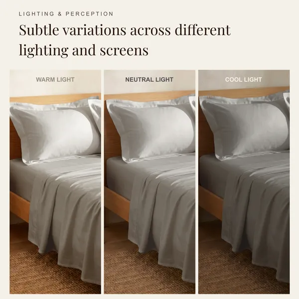300_TC_Premium_Cotton_Sateen_Weave_Double_Bedsheet_Set_with_2_Pillow_Covers_|_Glacier_Grey_|88_x_100Inches