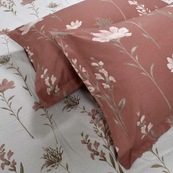 144_TC_Cotton_Elastic_Fitted_Bedsheet_for_Single_Bed_with_1_Pillow_Cover_|_36_x_78_inches_|_White,_Rust_&_Grey