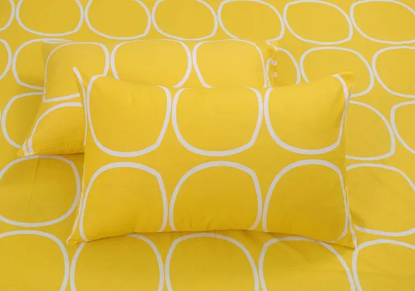 144_TC_Fitted_Bedsheet_for_Single_Bed_with_1_Pillow_Cover_|_36_x_78_inches_|_Yellow