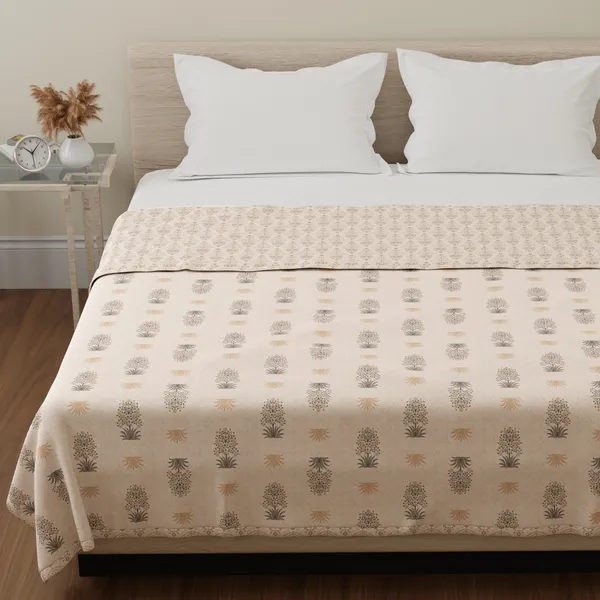 Cotton_Reversible_Single_Dohar,_Lightweight_AC_Blanket_for_All_Weather_Use_|_Botanical_Fusion_-_Beige,_Grey_&_Yellow
