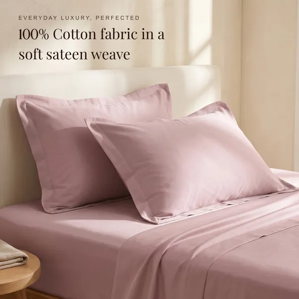 300_TC_Cotton_Pillow_Cover_Set_of_2_-_Cream,_Pink,_Green_&_Ocre