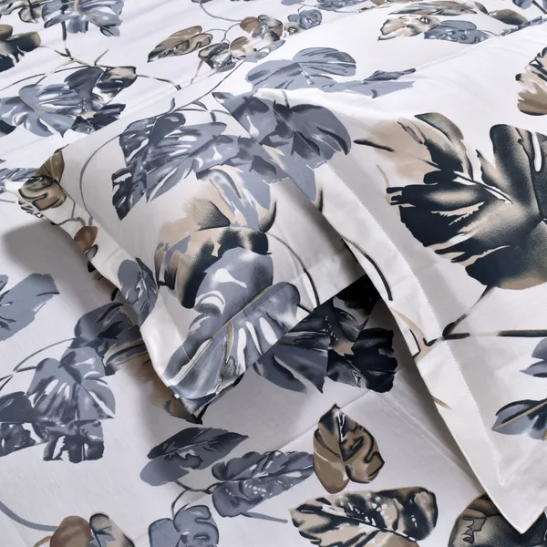 210_TC_Cotton_Bed_Sheets_for_Double_Set_Bed_with_2_Pillow_Covers_-_White,_Blue_&_Yellow