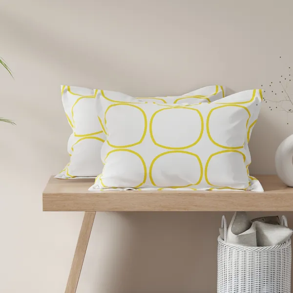 144_TC_Geometric_Cotton_Pillow_Covers_Set_of_2_-_White_(Yellow_Circles)