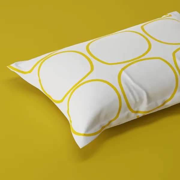 144_TC_Geometric_Cotton_Pillow_Covers_Set_of_2_-_White_(Yellow_Circles)