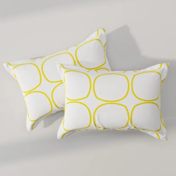 144_TC_Geometric_Cotton_Pillow_Covers_Set_of_2_-_White_(Yellow_Circles)