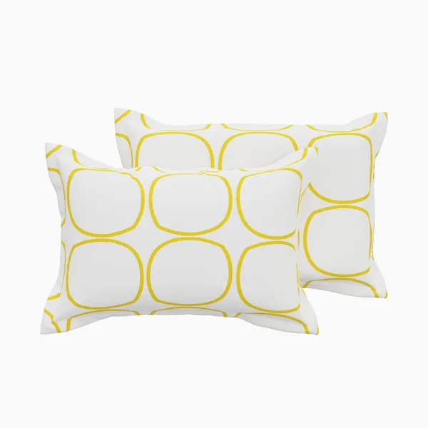 144_TC_Geometric_Cotton_Pillow_Covers_Set_of_2_-_White_(Yellow_Circles)