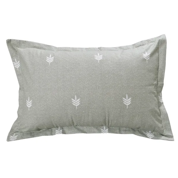 144_TC_Bedsheet_for_Single_Bed_with_1_Pillow_Cover_-_Sage_Green_&_White