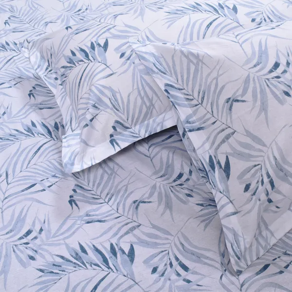 144_TC_Geometric_King_Size_Bedsheet_Cotton_with_2_Pillow_Covers_|_108_x_108_inches_|_Blue_Nova_&_White