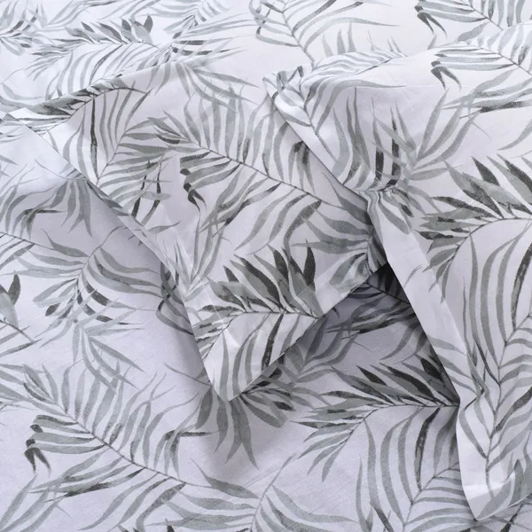 144_TC_Geometric_King_Size_Bedsheet_Cotton_with_2_Pillow_Covers_|_108_x_108_inches_|_Forest_Green_&_White