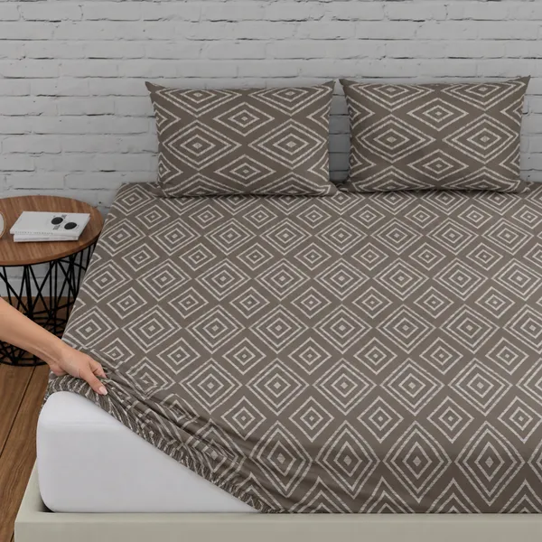 144_TC_Cotton_Elastic_Fitted_Bedsheets_Double_Size_with_2_Pillow_Covers_|_60_x_78_inches