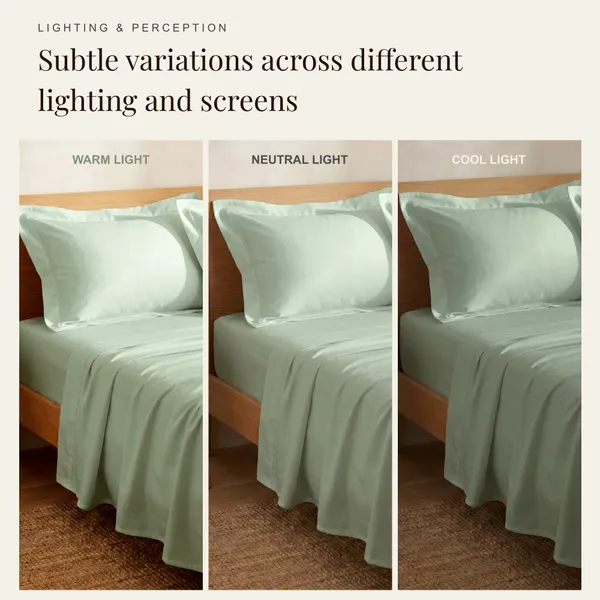 300_TC_Premium_Cotton_Sateen_Weave_Double_Bedsheet_Set_with_2_Pillow_Covers_|_Misty_Jade_|88_x_100Inches