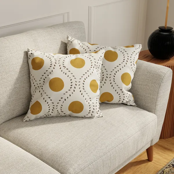 Premium_Cotton_Cushion_Covers_16x16_Inches_-_Pack_of_2_-_Natural,_Golden_Ochre_&_Bistre